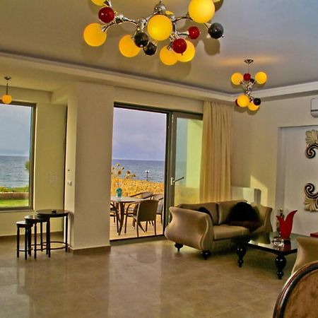 Sea View Beachfront Villa Peri Gouves Exterior foto