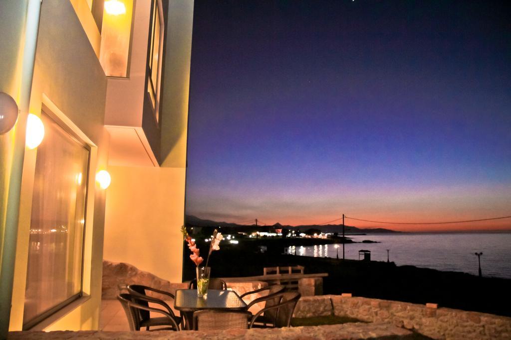 Sea View Beachfront Villa Peri Gouves Exterior foto